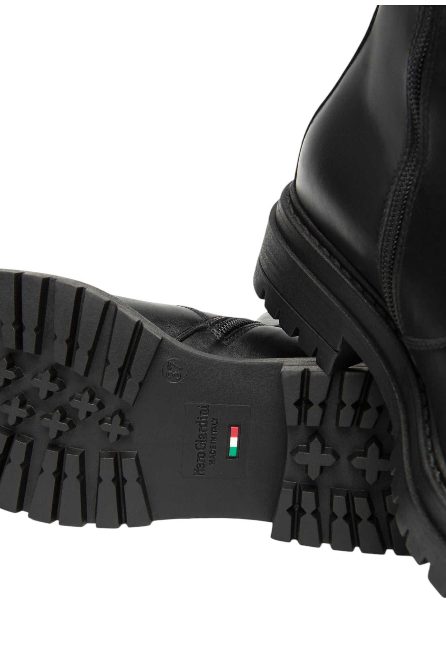 Stivaletti Chelsea Donna Nero Giardini Tacco 4 CM I514830D