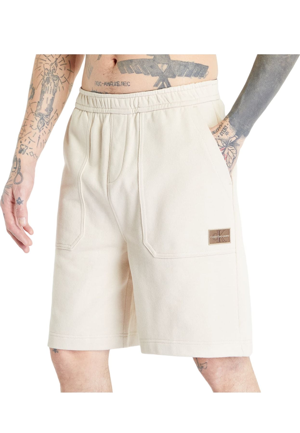 Pantaloncini Bermuda Uomo Calvin klein Jeans Shrunken Badge Hwk Short J30J322908