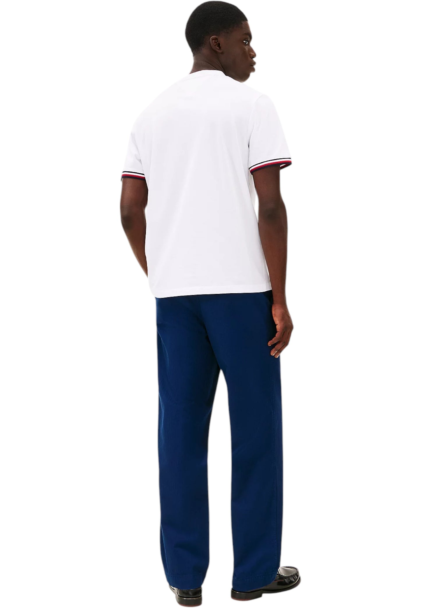 T-Shirt Manica Corta Uomo Tommy Hilfiger Global Stripe Cuff