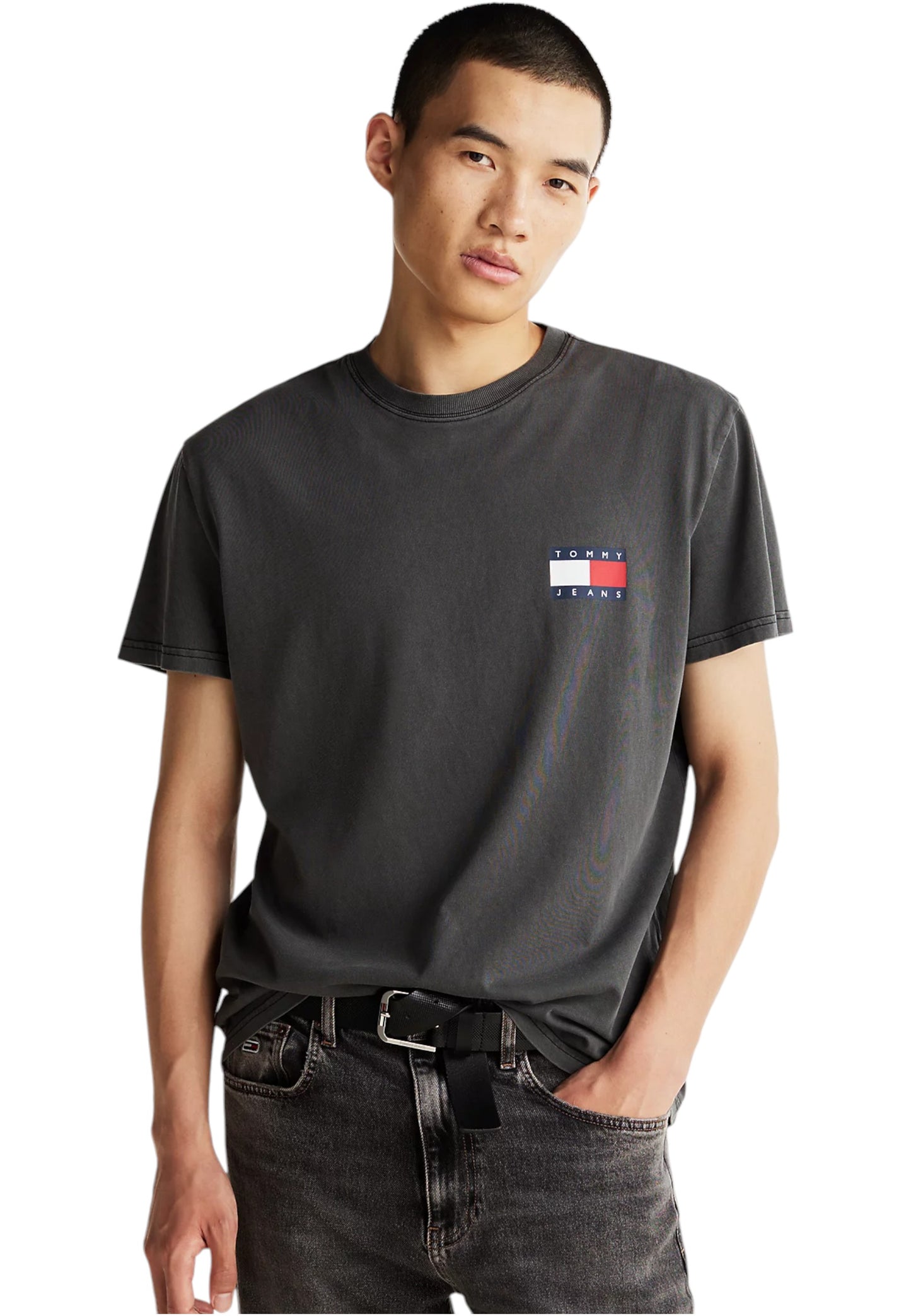 T-Shirt Manica Corta Uomo Tommy Jeans Tjm Reg Heritage Flag
