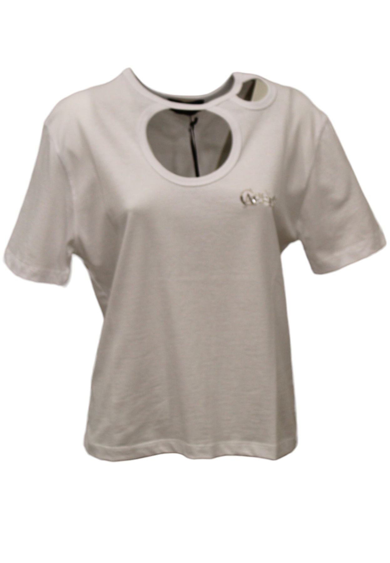 T-Shirt Manica Corta Donna Gaelle Con Dettaglio Aperture Sul Davanti GAABW00694