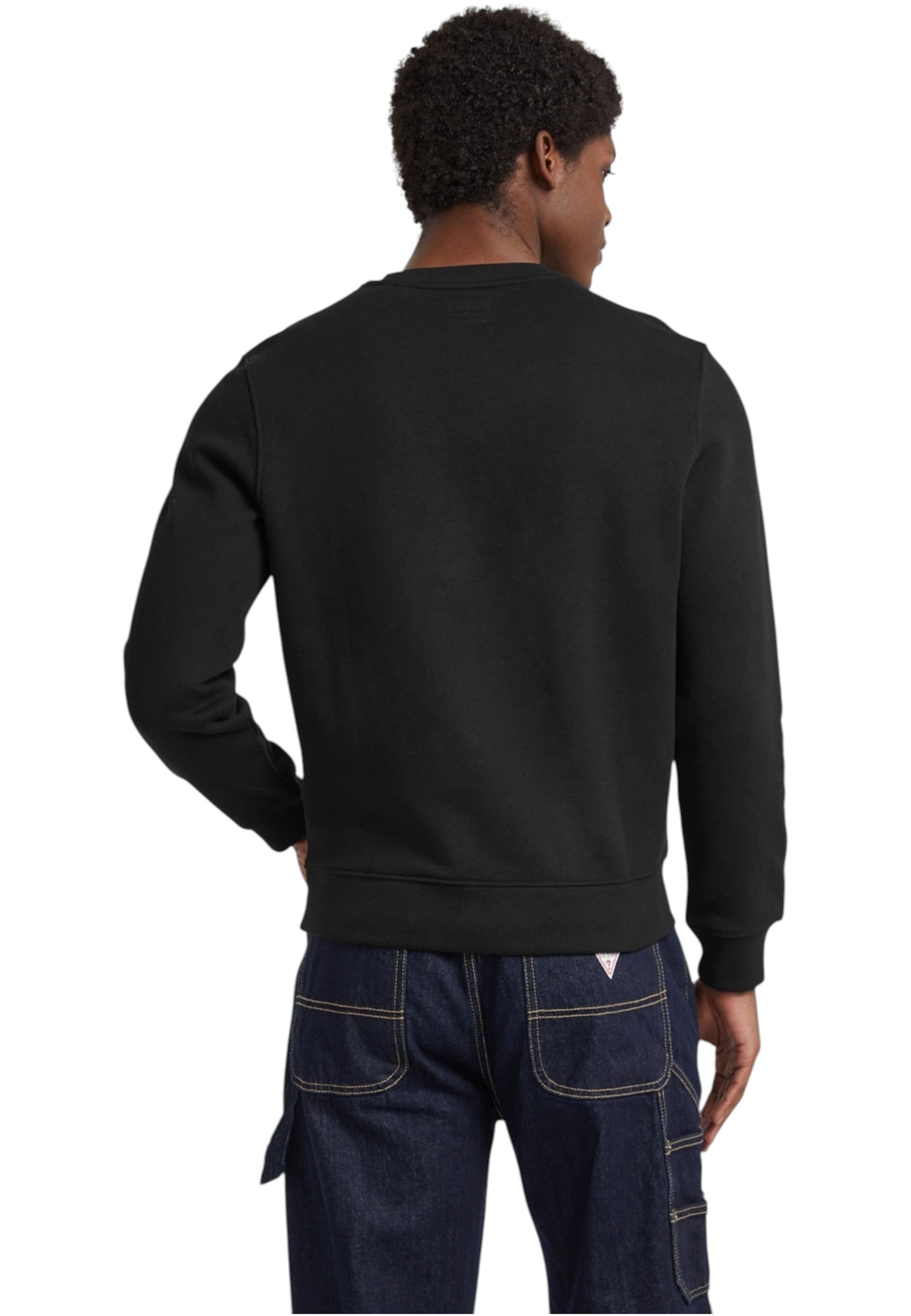 Felpa A Girocollo Uomo Guess Gj Slim Script M5BQ35K9V31