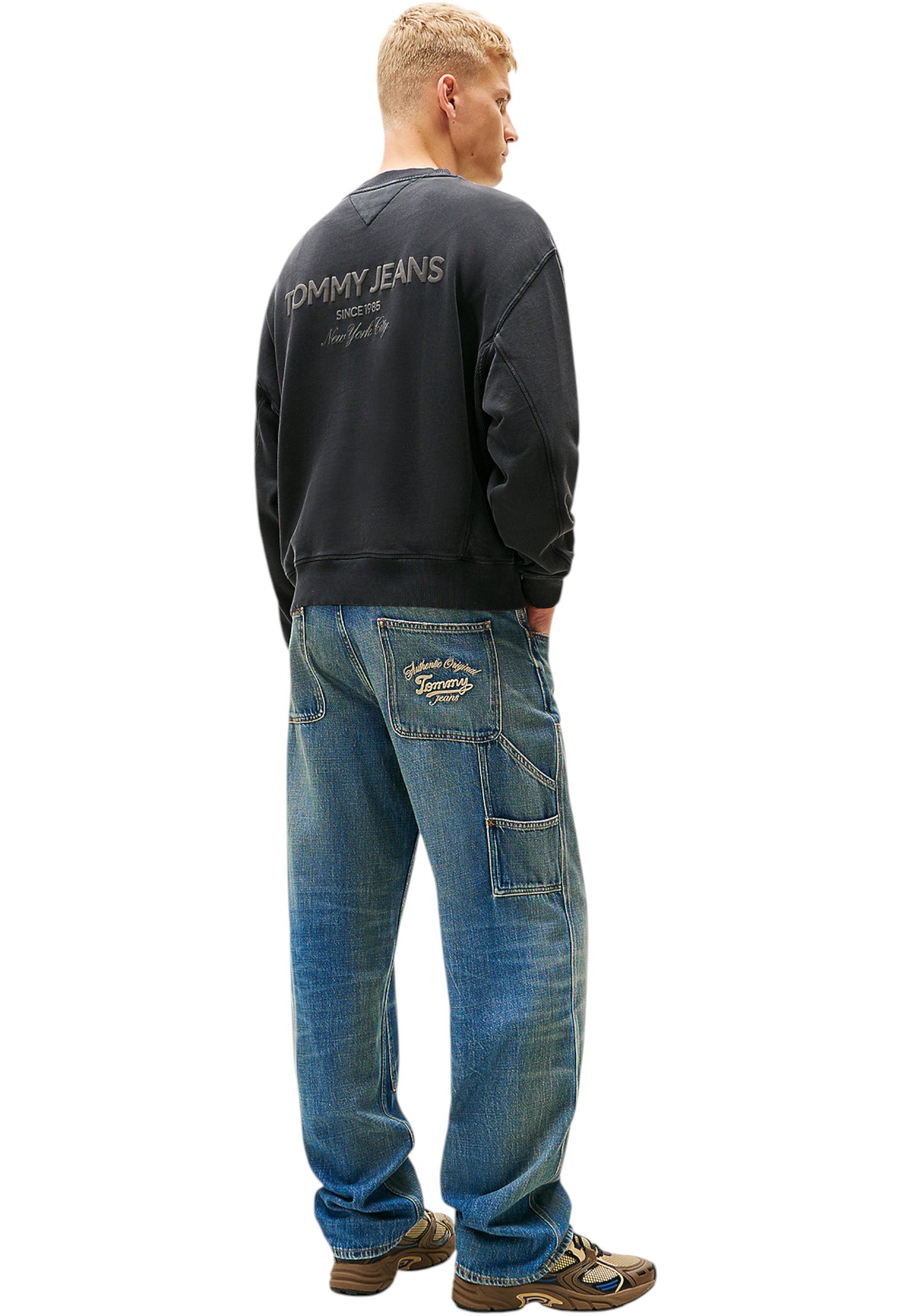 Felpa A Girocollo Uomo Tommy Jeans Tjm 90S New Classics DM0DM22079
