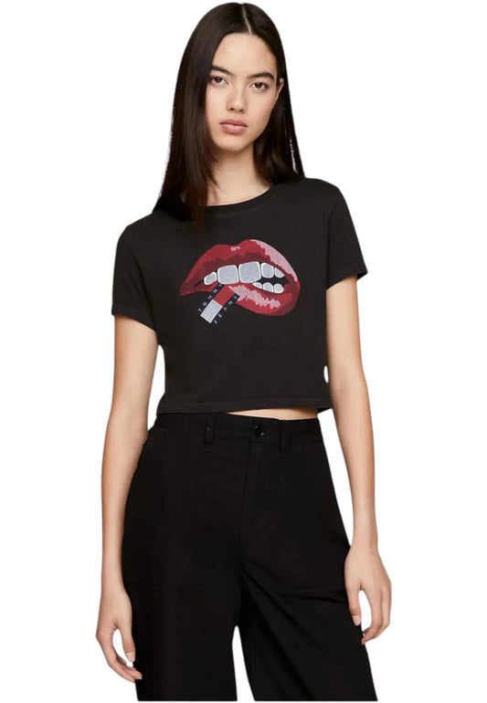 T-Shirt Manica Corta Donna Tommy Jeans   DW0DW17373