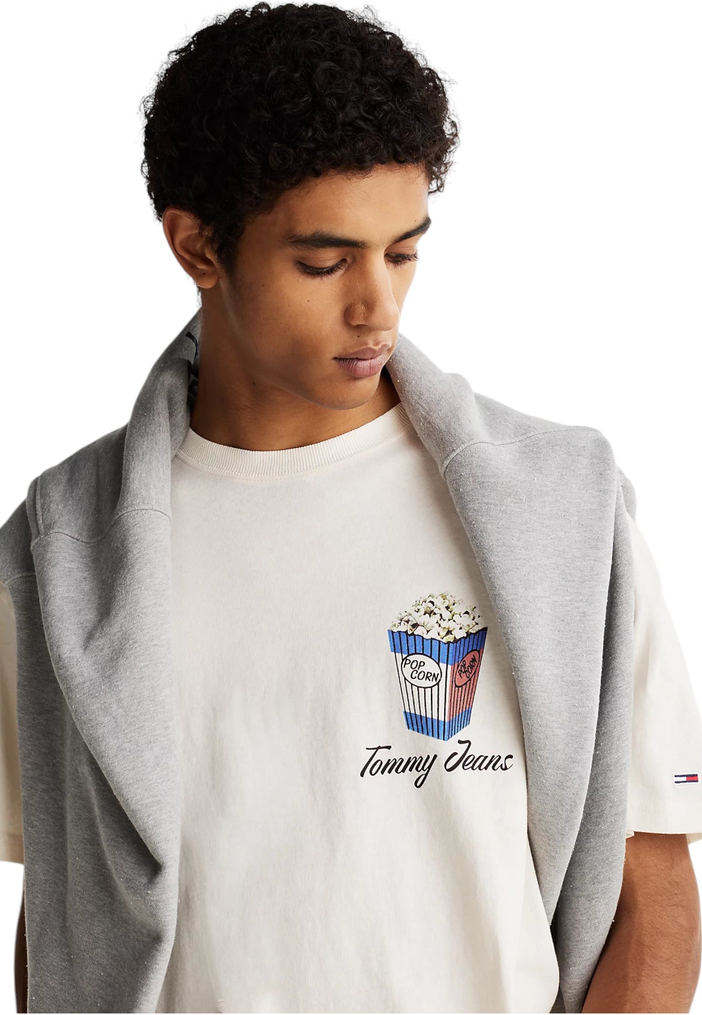 T-Shirt Manica Corta Uomo Tommy Jeans  Tjm Rlx Novelty 2 Gm