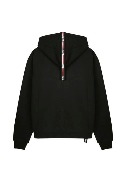 Felpa Con Zip Uomo Gcds Con Cappuccio Logo Tape B2EM1900JD1