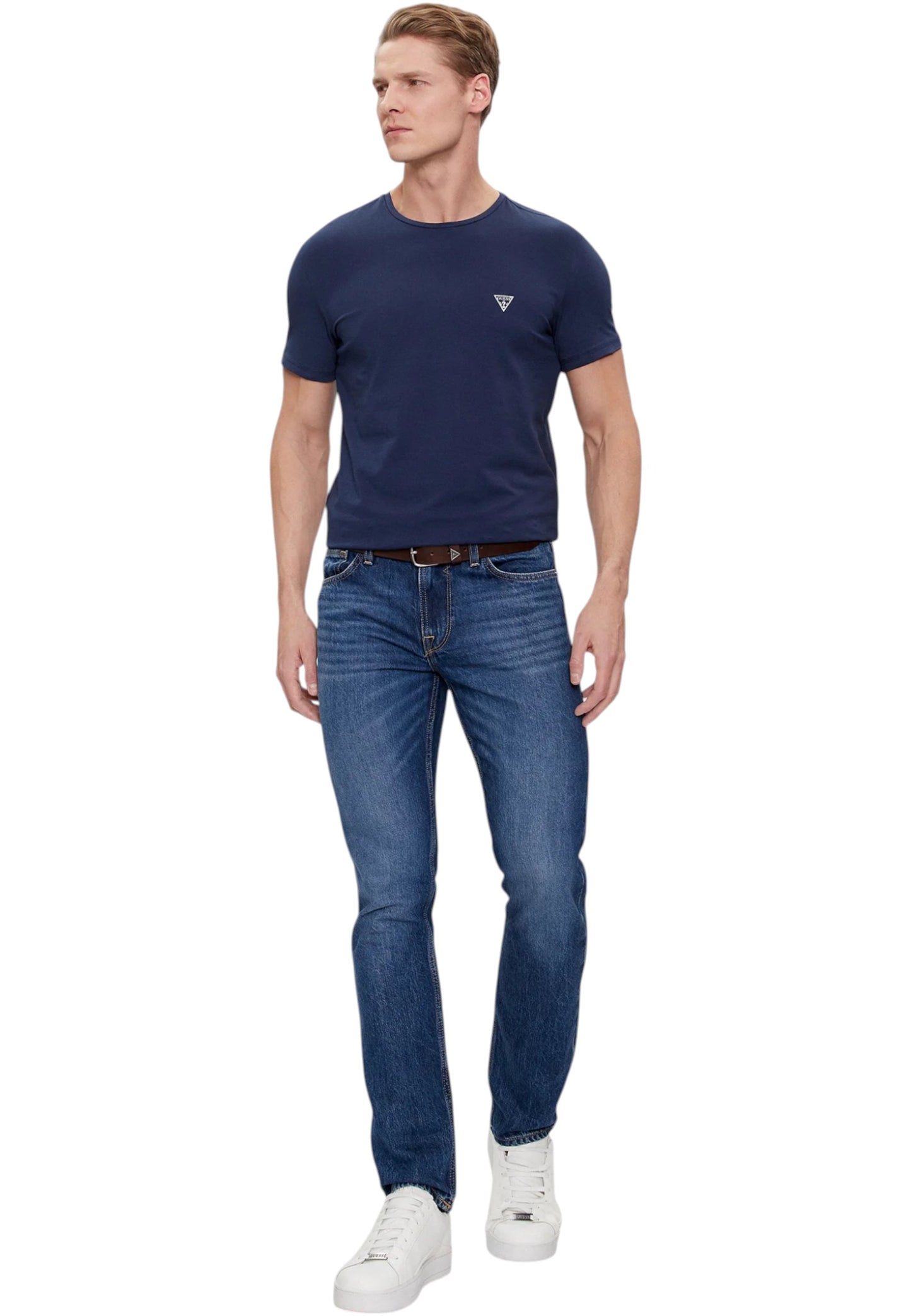 T-Shirt Manica Corta Uomo Guess 2Pack Caleb Hero Cnk U97G02KCD31