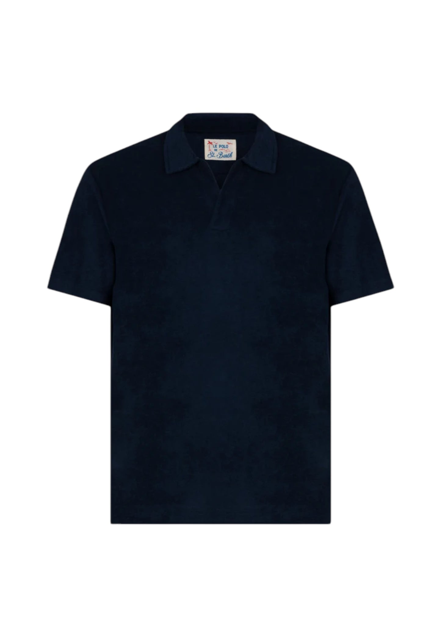 Polo Manica Corta Uomo Mc2 Saint Barth Sponge Collar Rib Jeremy