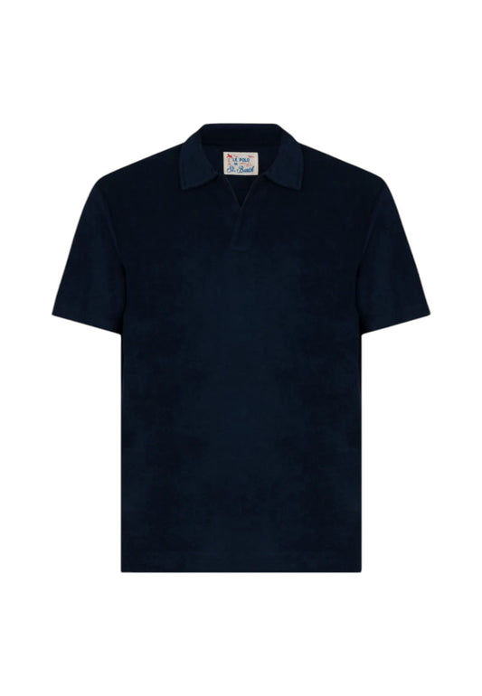 Polo Manica Corta Uomo Mc2 Saint Barth Sponge Collar Rib Jeremy