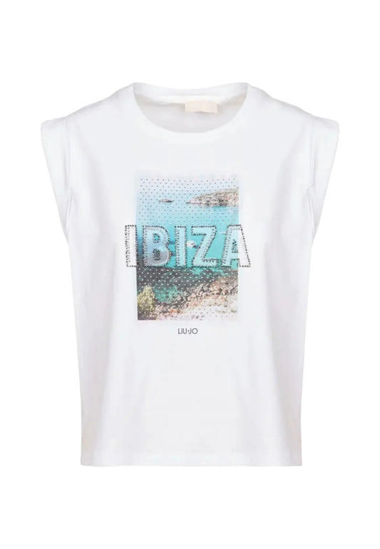 T-Shirt Senza Maniche Donna Liu Jo   MA4332J5003