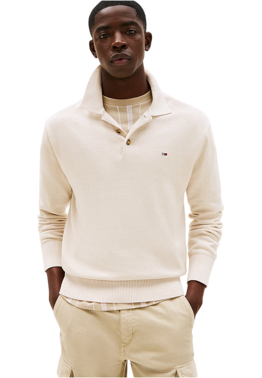 Polo Manica lunga Uomo Tommy Jeans In Maglia Tjm Slim Essential DM0DM20304