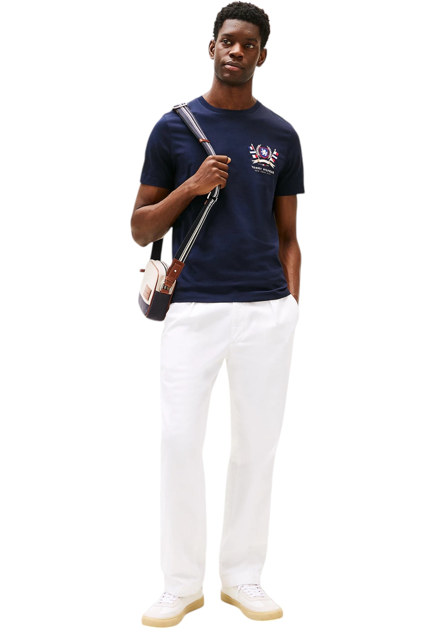 T-Shirt Manica Corta Uomo Tommy Hilfiger  Hilfiger Colour Crest