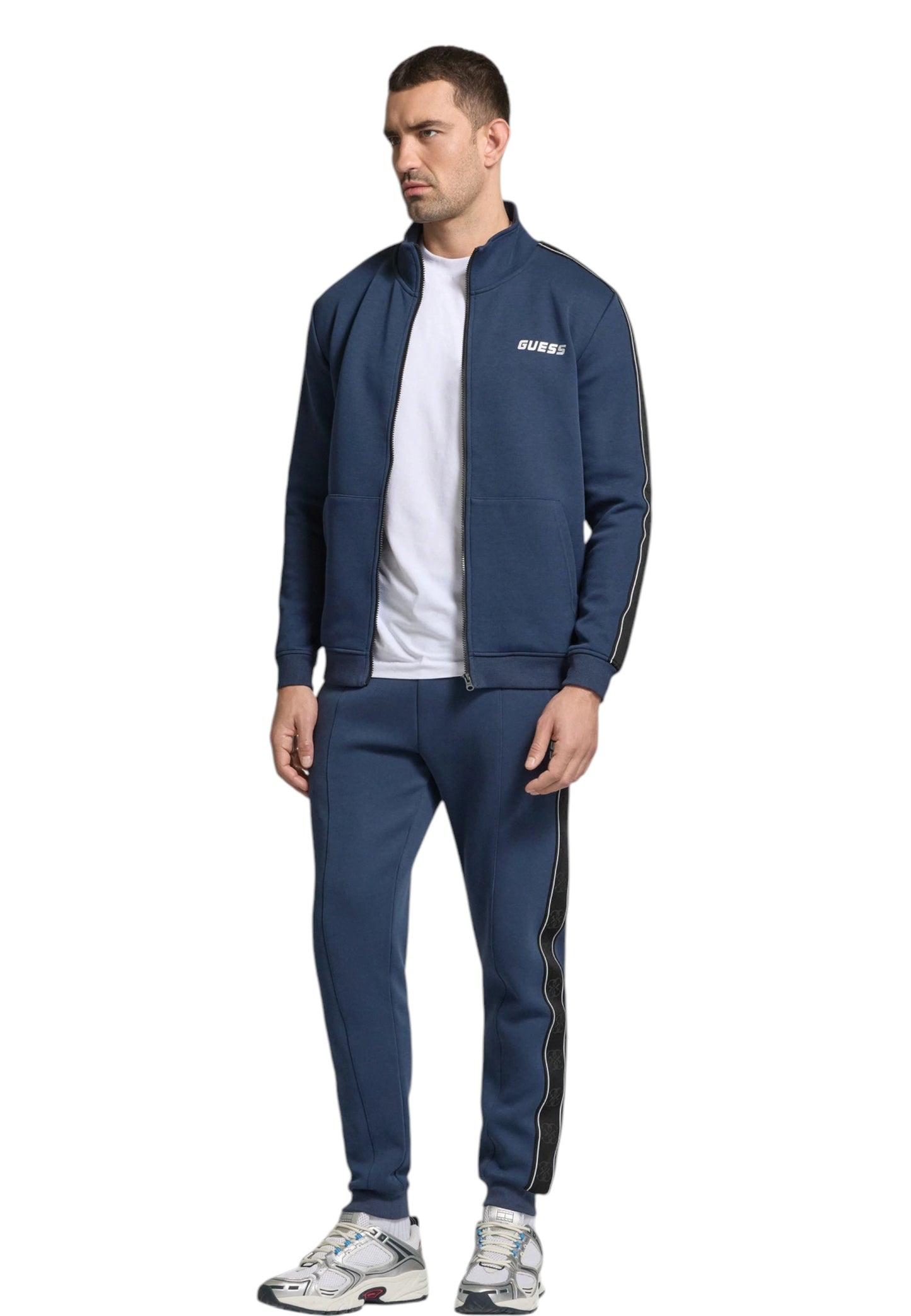 Felpa Con Zip Uomo Guess  Mickey