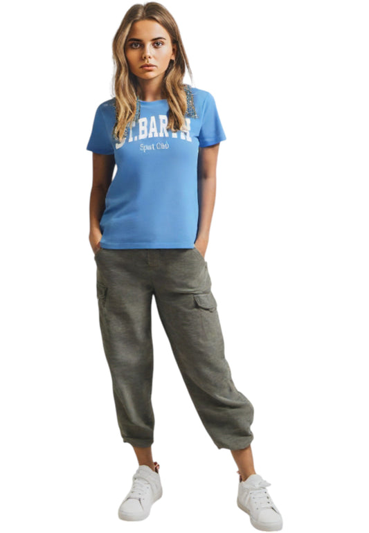 T-Shirt Manica Corta Donna Mc2 Saint Barth Sport Emilie EMI0001