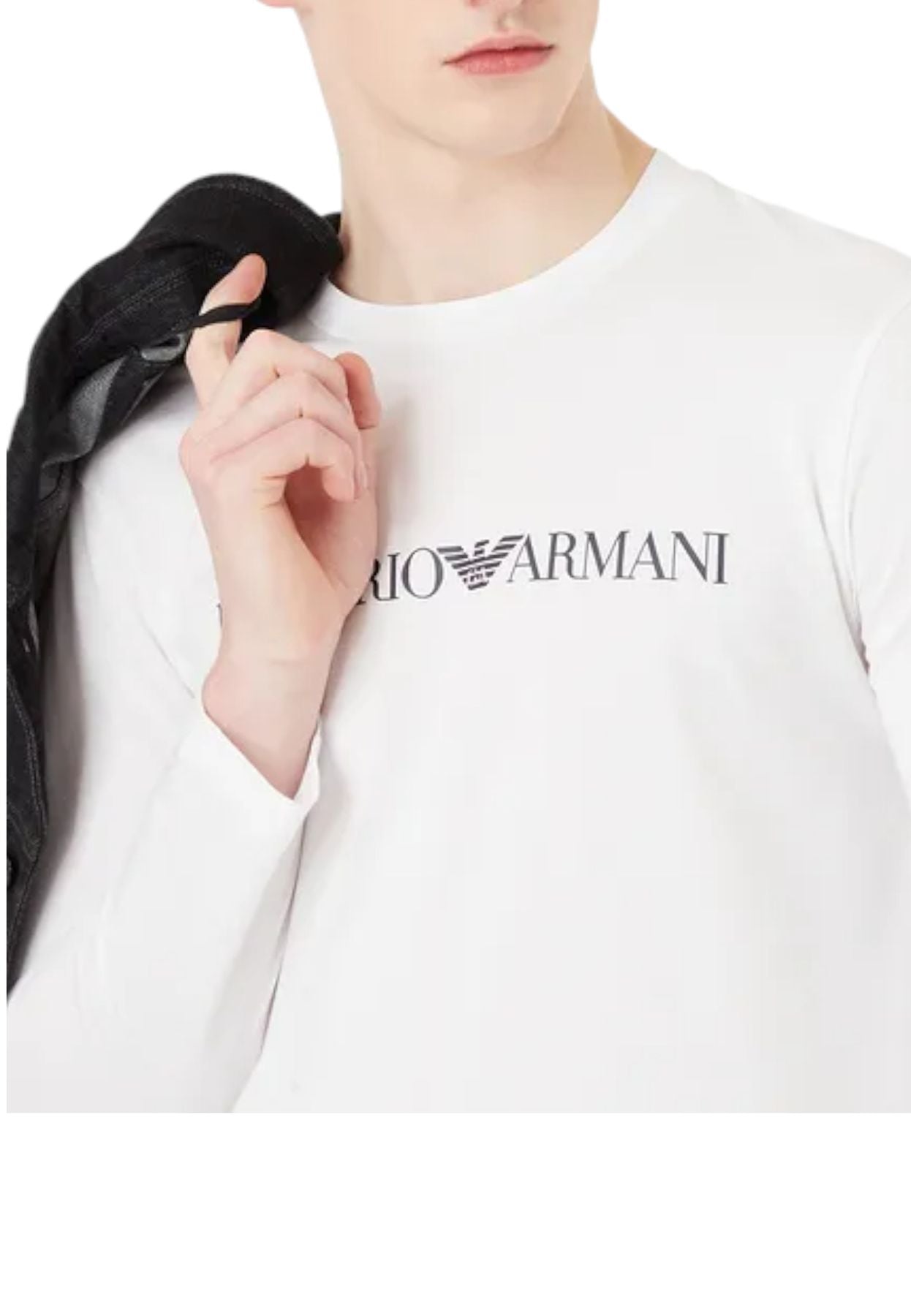 T-Shirt Manica lunga Uomo Emporio Armani Logo 8N1TN81JPZZ