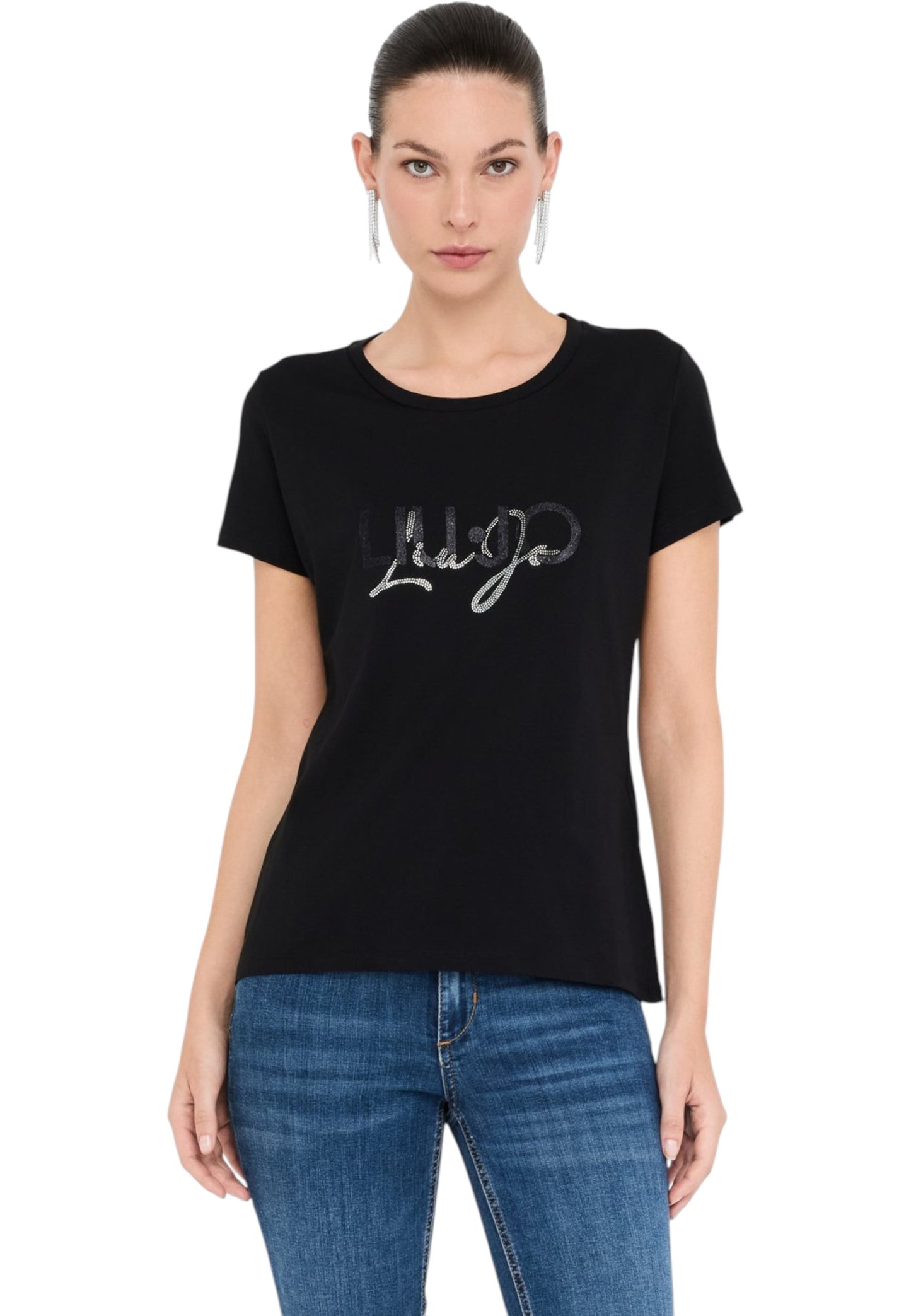 T-Shirt Manica Corta Donna Liu Jo Liujo Double TF5287JS923