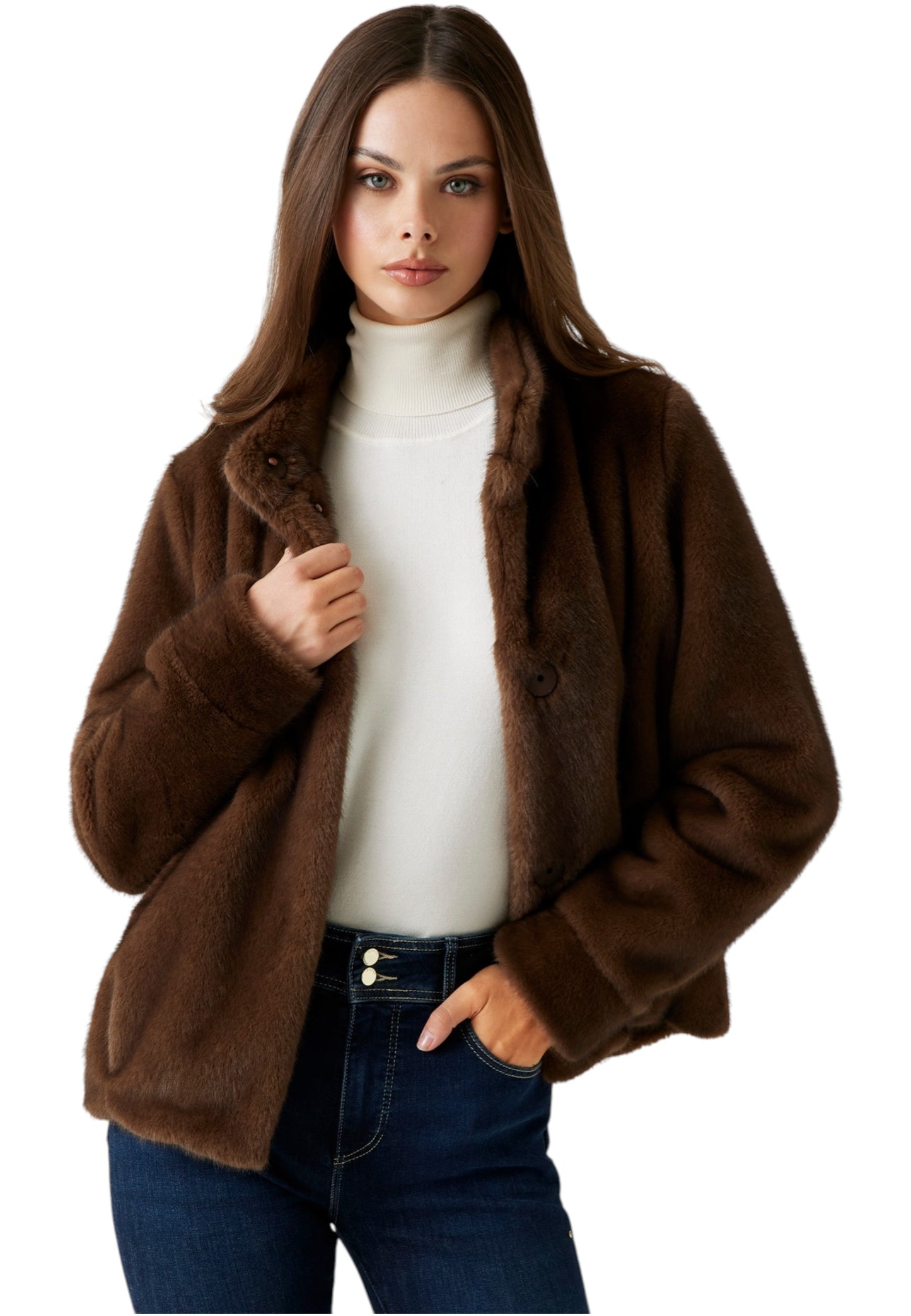 Pelliccia Sintetica Donna Guess  Luna W5BL64W3920