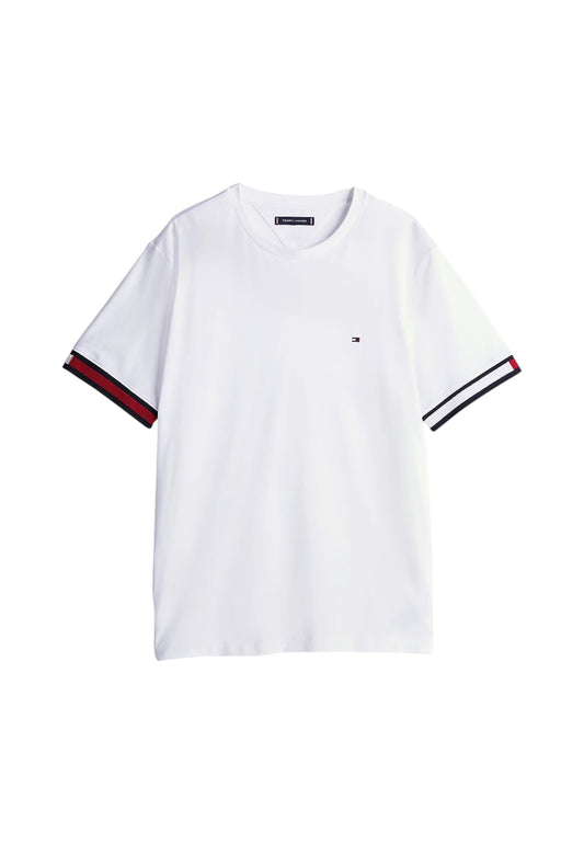 T-Shirt Manica Corta Uomo Tommy Hilfiger  Global Stripe Flag C