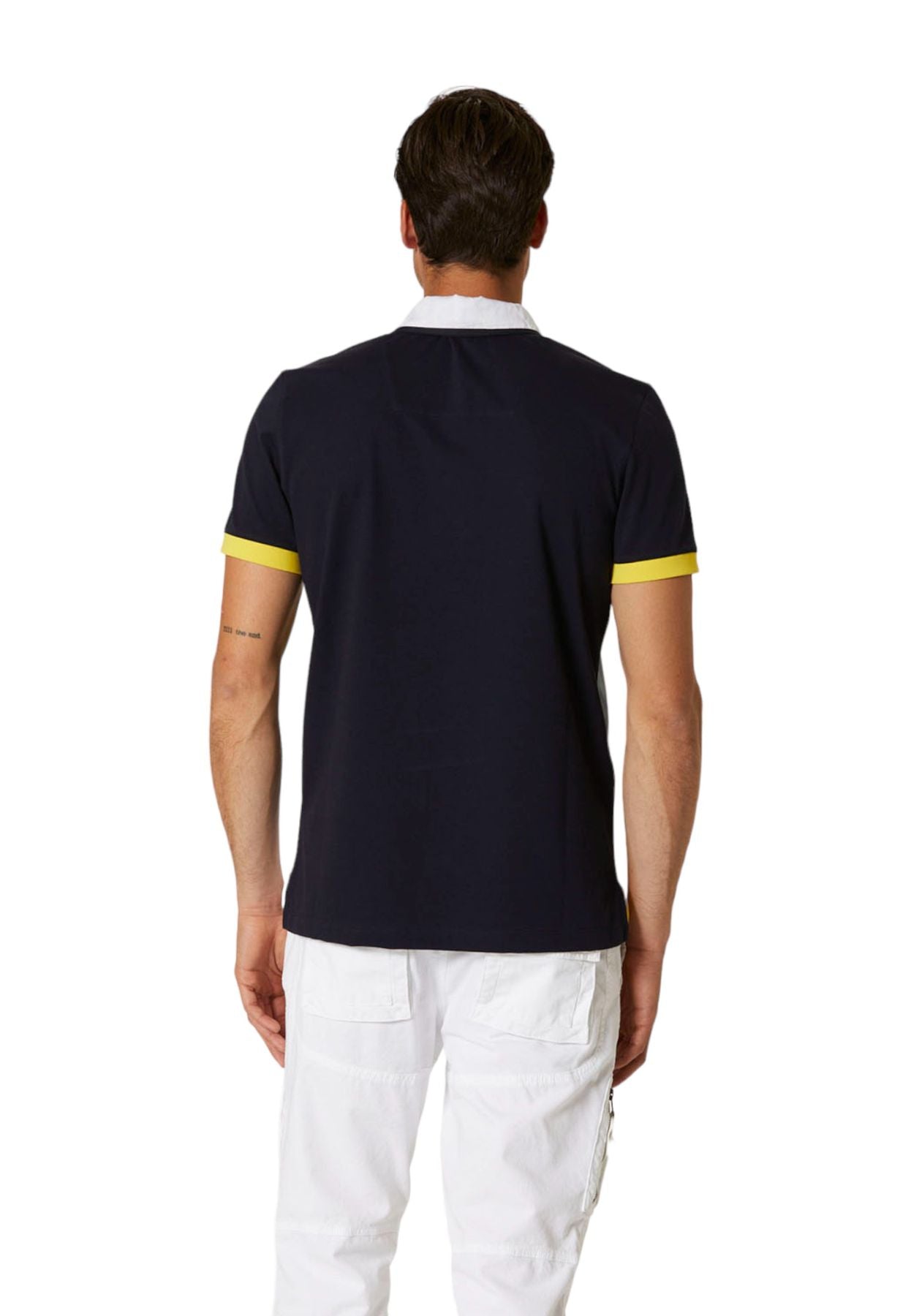 Polo Manica Corta Uomo Aeronautica Militare Color-Block 15 Stormo 231PO1688P199