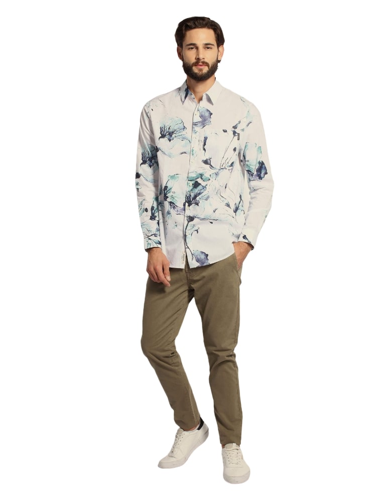 Camicia Manica lunga Uomo Guess M2GH25WEKQ1