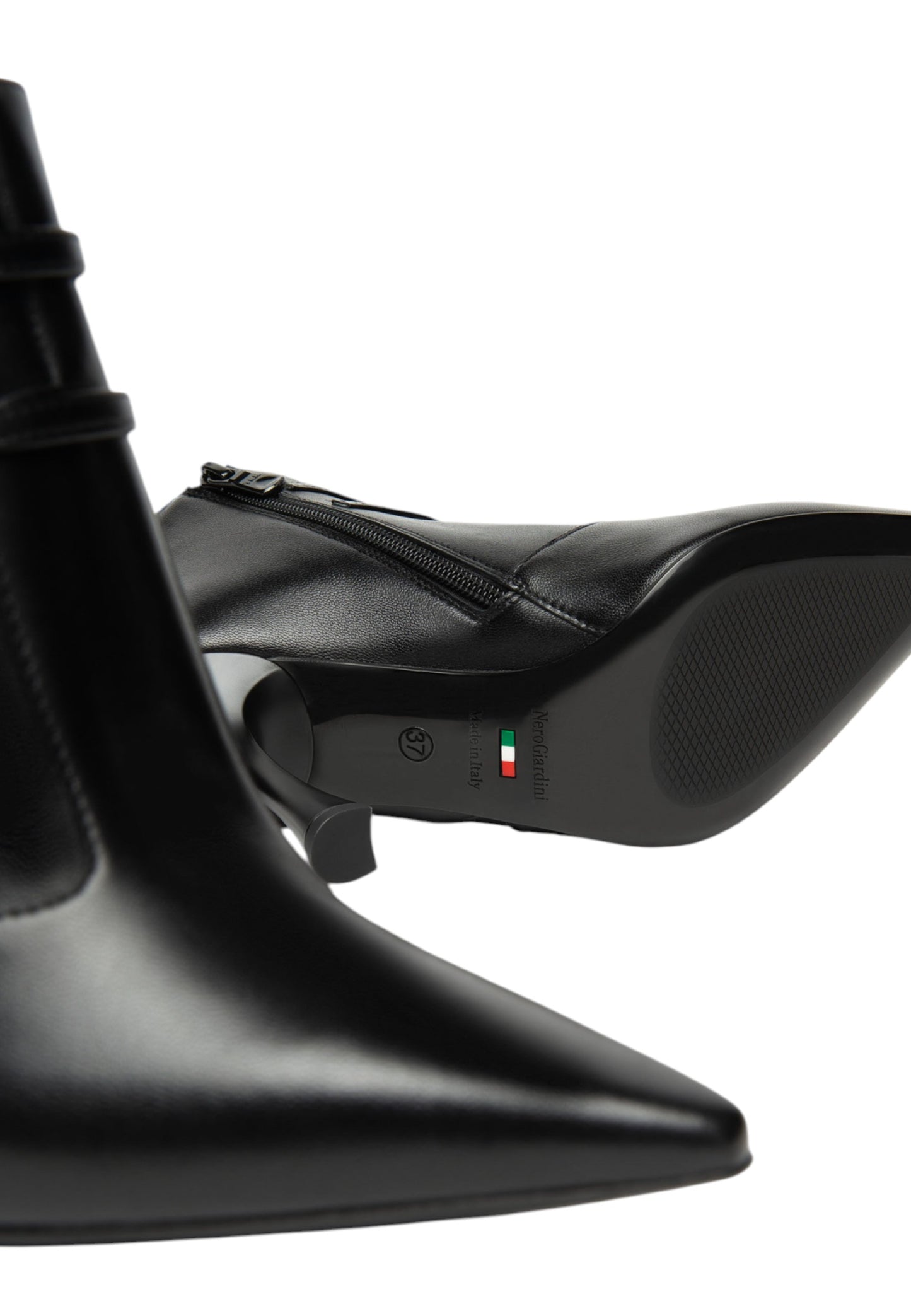 Stivaletti Tronchetti Donna Nero Giardini Tacco a Rocchetto 9,5 cm I514492DE