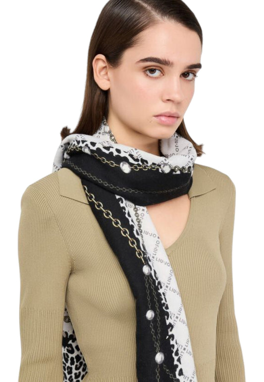 Sciarpa  Donna Liu Jo Pearls Animal 70X180  2F5081T0300