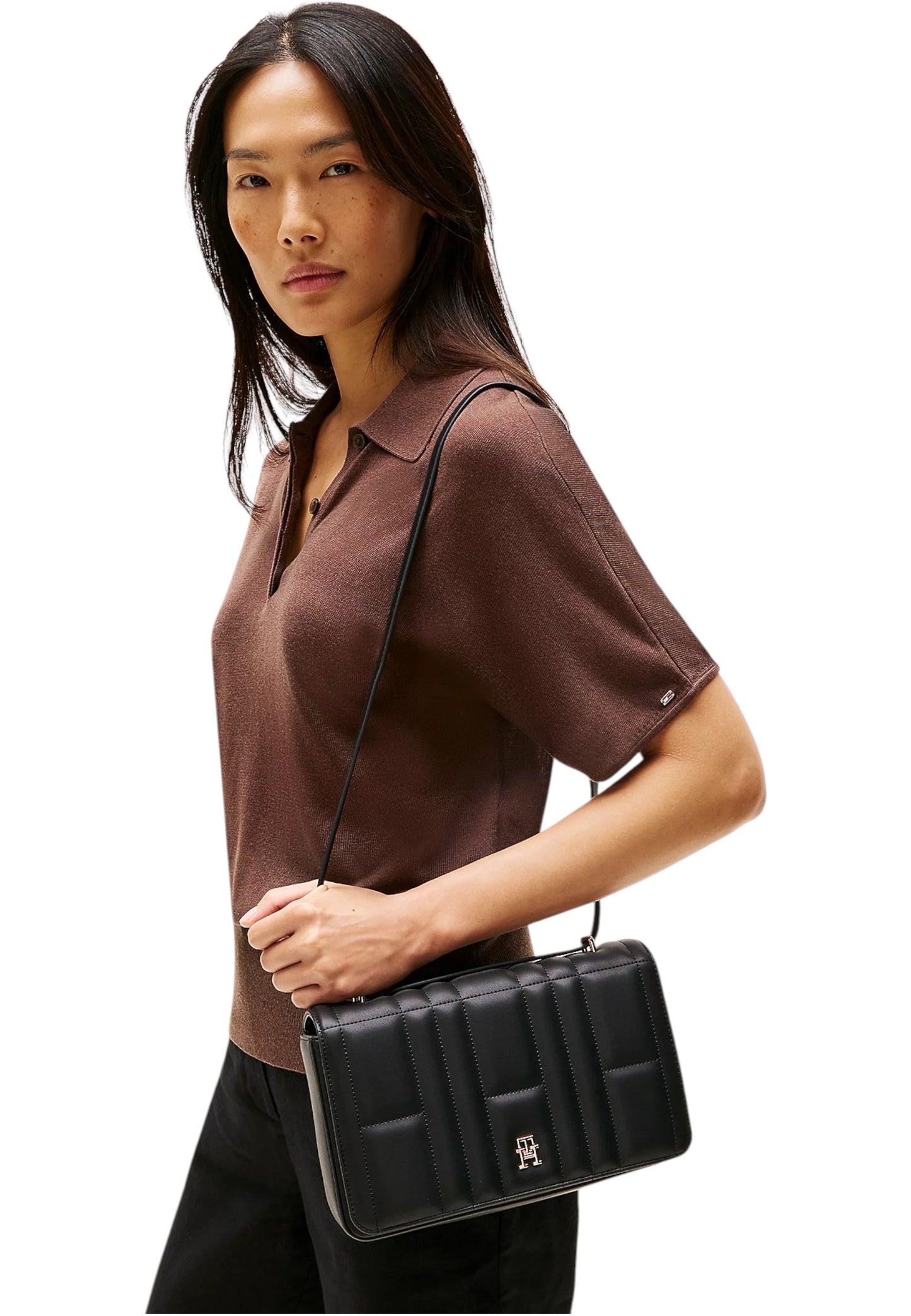 Borsa A Tracolla Donna Tommy Hilfiger Conv Crossover Th Feminine