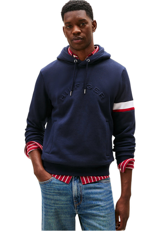 Felpa Con Cappuccio Uomo Tommy Hilfiger  Rwb Insert MW0MW40479