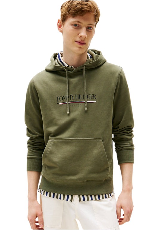 Felpa Con Cappuccio Uomo Tommy Hilfiger  Brand Love Hilfiger MW0MW40534
