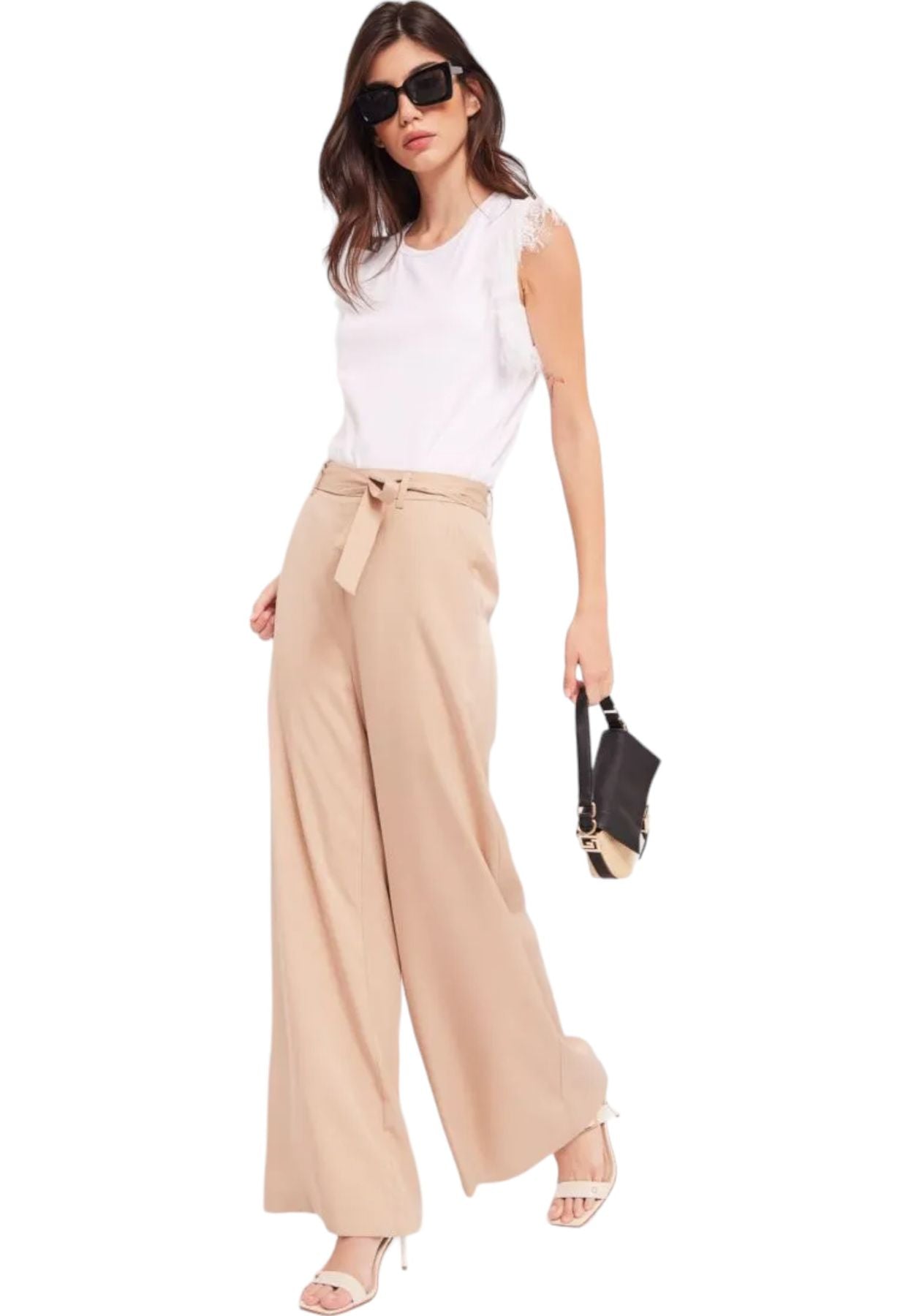 Pantaloni Donna Gaudi A Palazzo 411BD25004