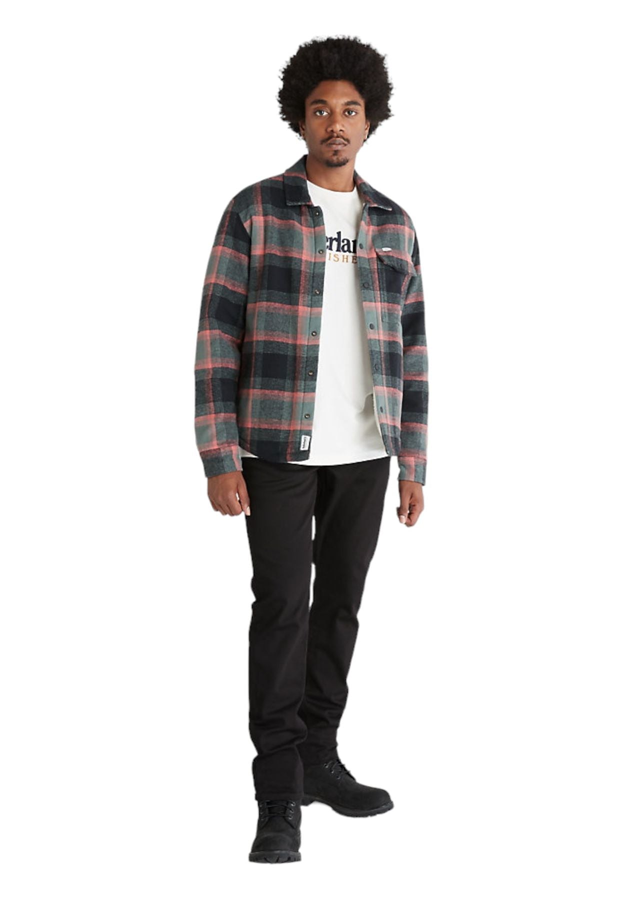 Camicia Manica lunga Uomo Timberland Quadri TB0A5YAW