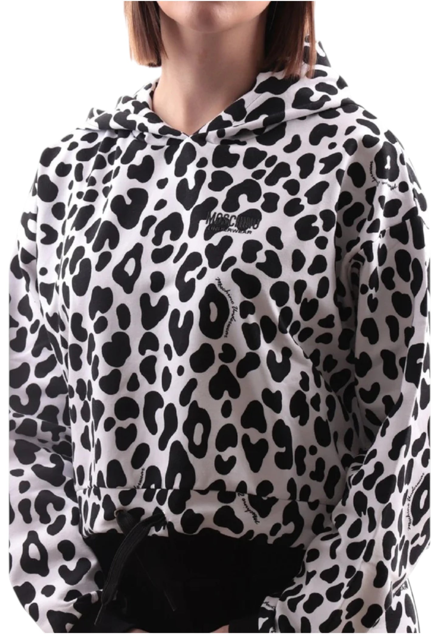 Felpa Con Cappuccio Donna Moschino 17239011