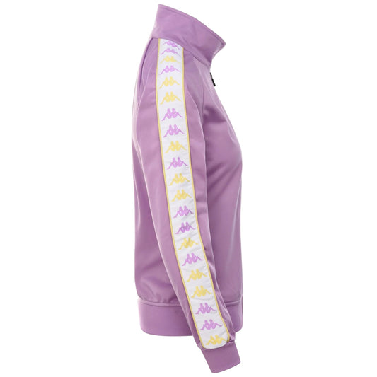 Felpa Con Zip Donna Kappa 222 Banda Wannistoni Slim 341C29W