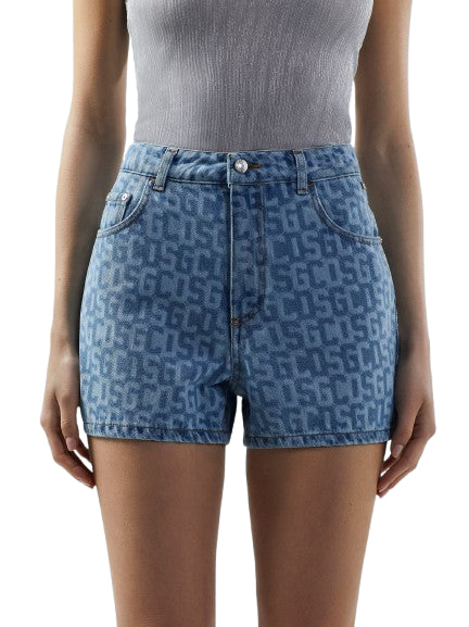 Pantaloncini Jeans Donna Gcds  Monogram