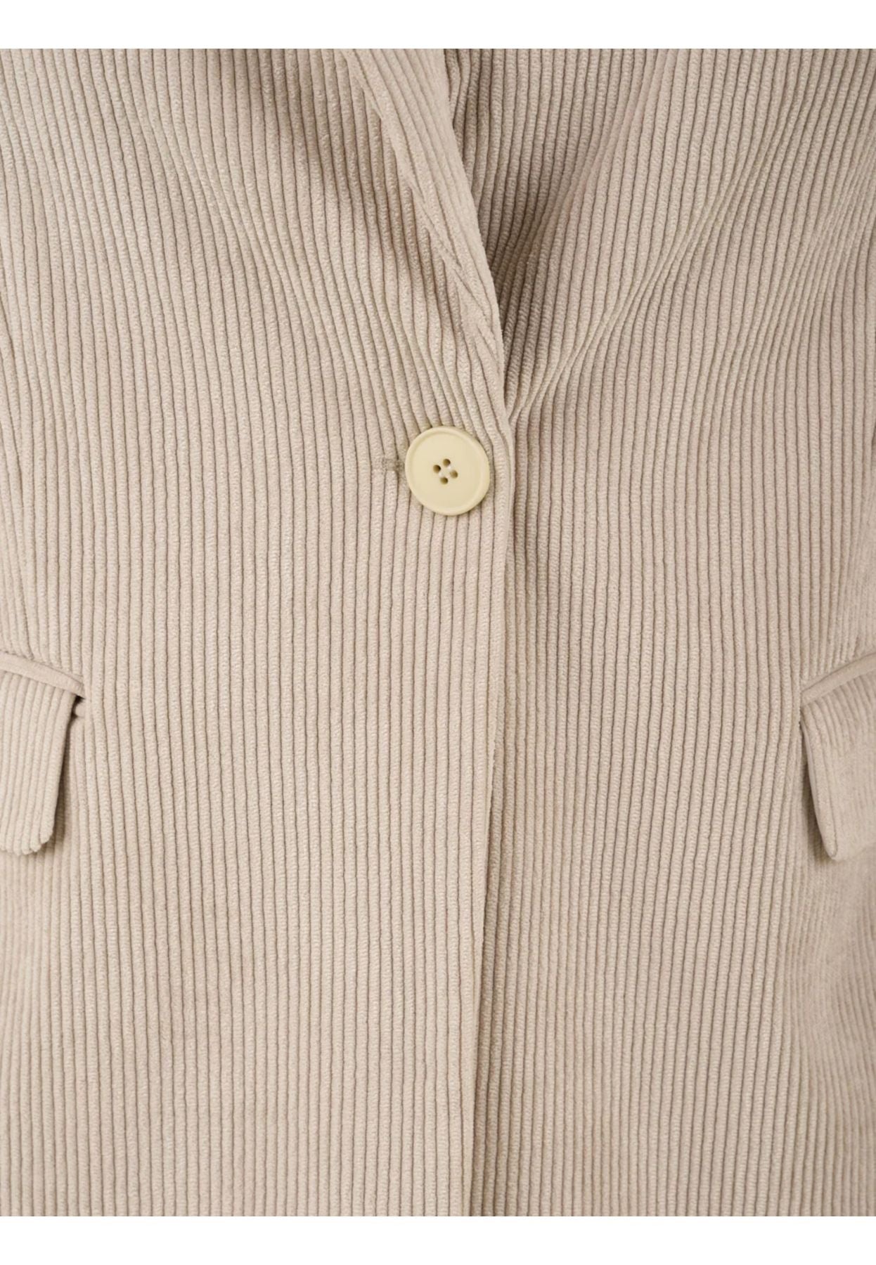 Abito Completo Donna White Wise Tailleur Monopetto In Velluto A Coste WW18417