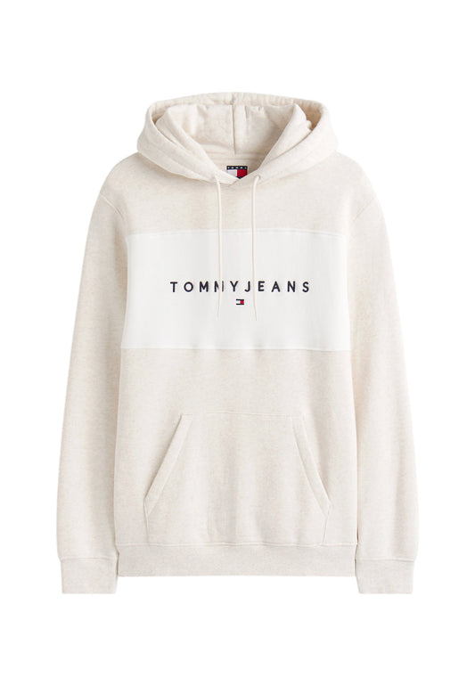 Felpa Con Cappuccio Uomo Tommy Jeans  Tjm Regular Cblk Linear DM0DM21932