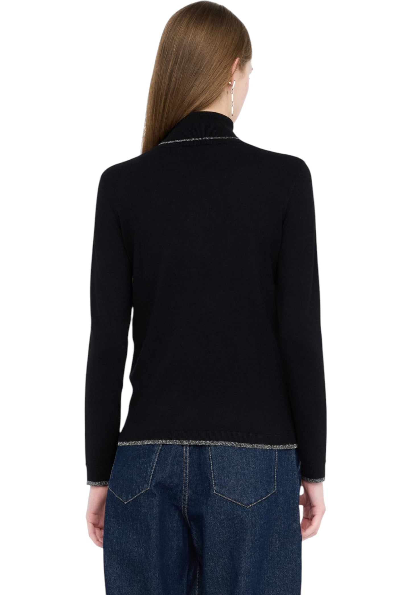 Maglione Collo Alto Donna Liu Jo MF5229MS49I