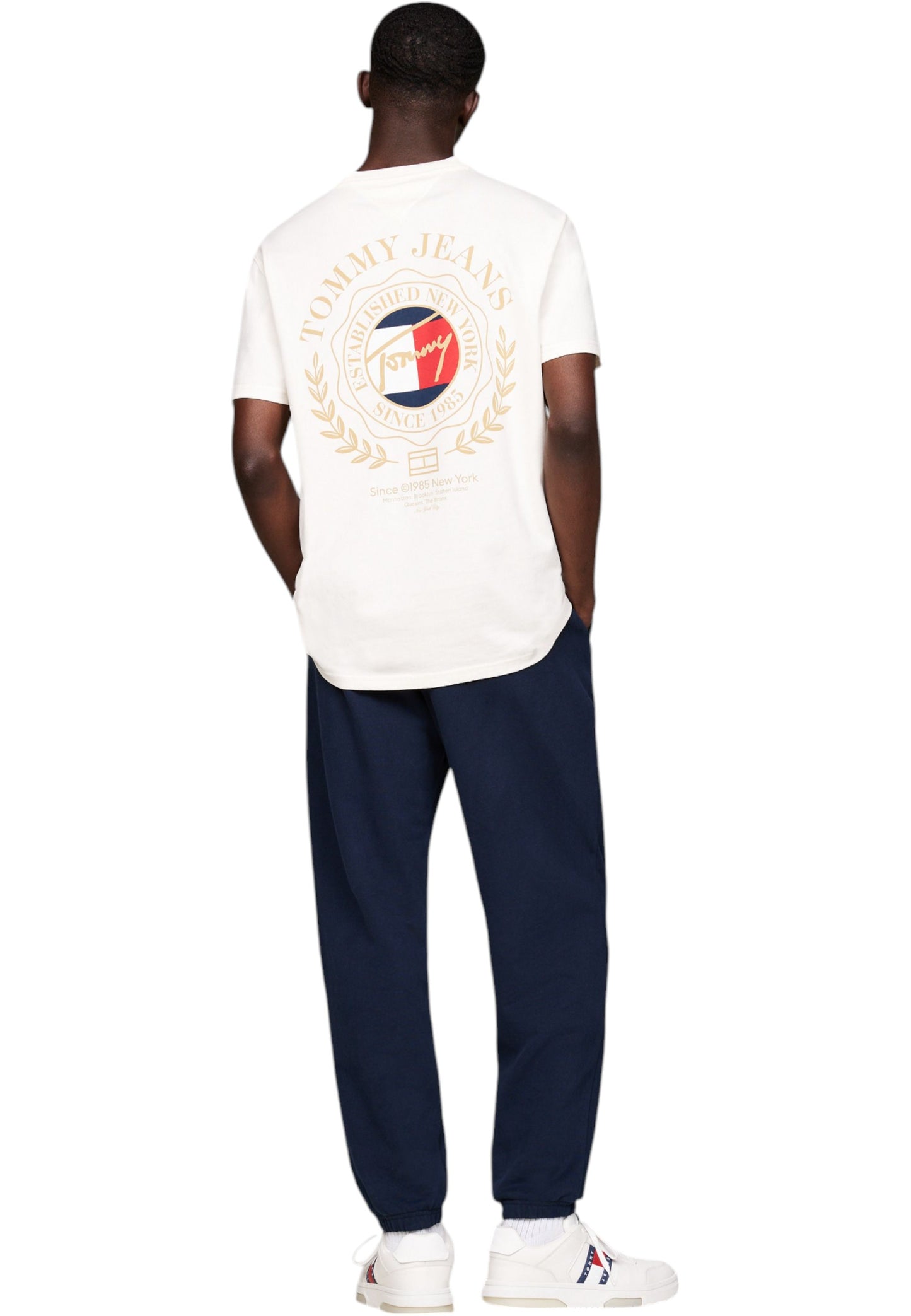T-Shirt Manica Corta Uomo Tommy Jeans Tjm Reg Tommy Crest