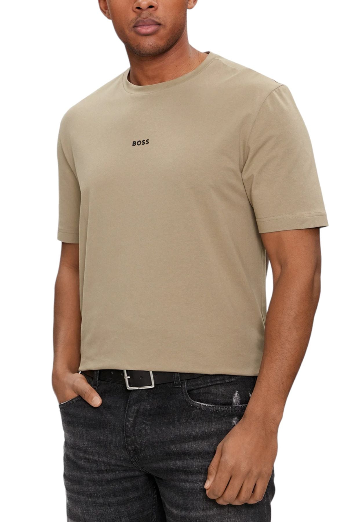 T-Shirt Manica Corta Uomo Boss Con Logo Stampato TChup 50473278