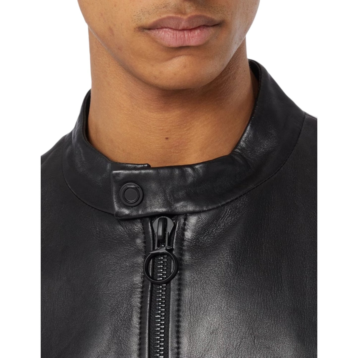 Giacca In Pelle Uomo Trussardi Metal Free 52S00864-2P000314