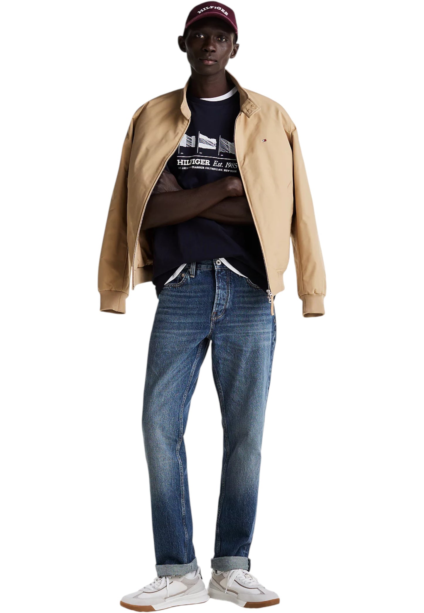 T-Shirt Manica Corta Uomo Tommy Hilfiger  Hilfiger Flags