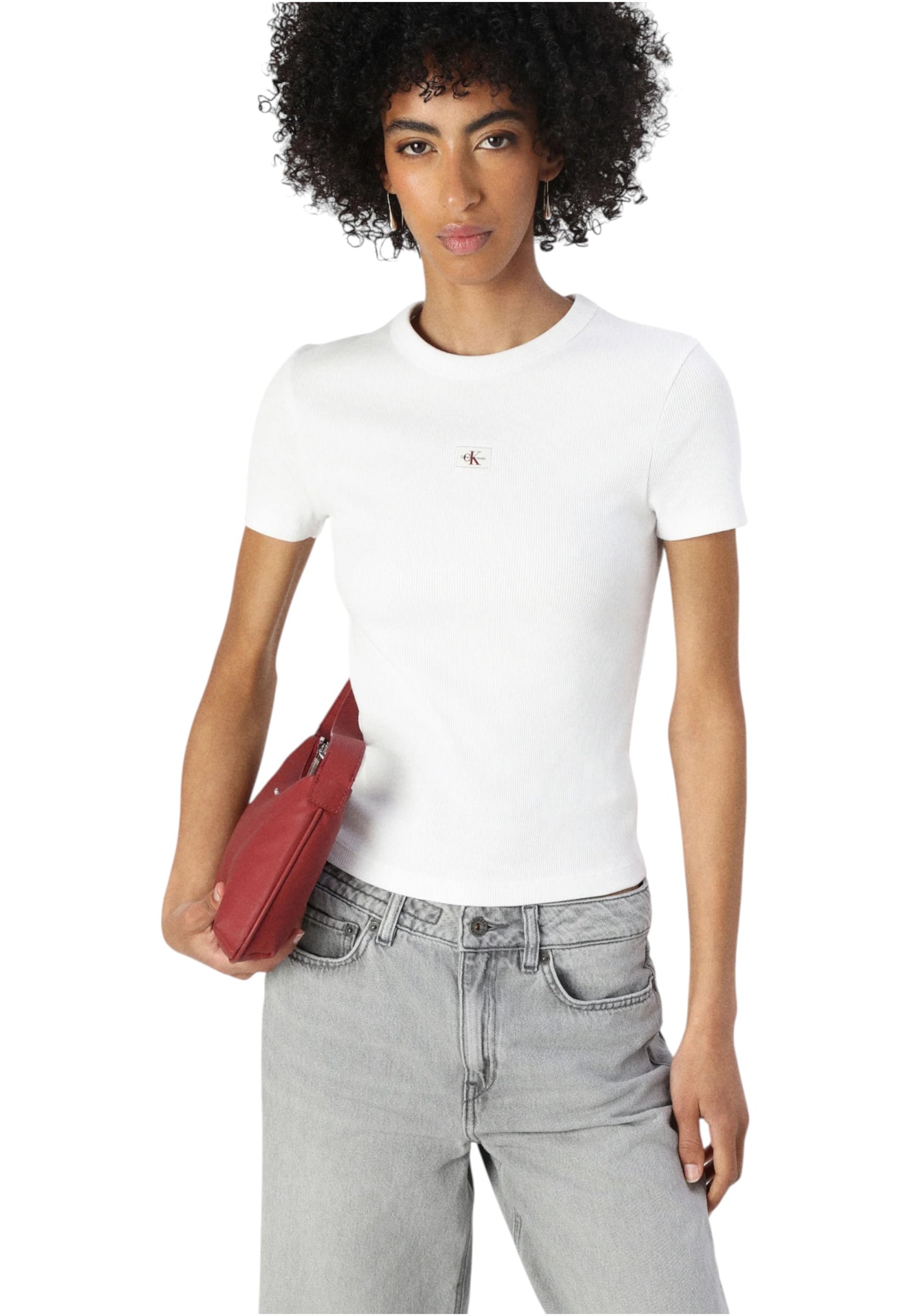 T-Shirt Manica Corta Donna Calvin klein Jeans