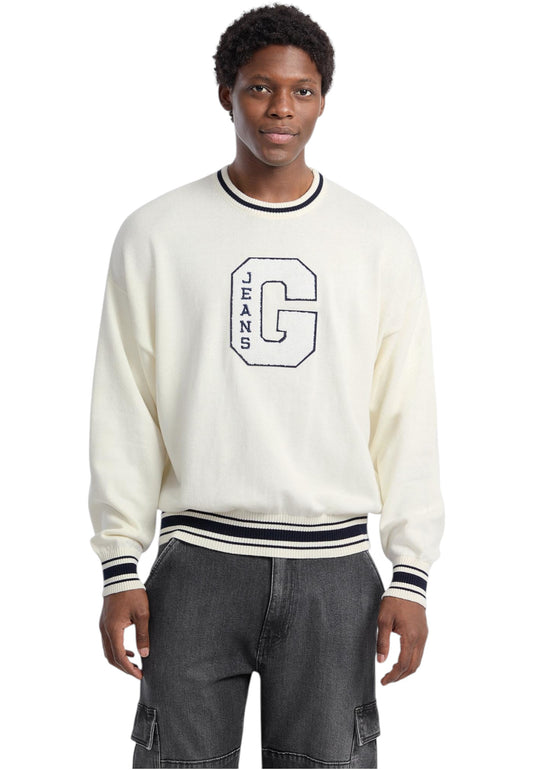 Maglione A Girocollo Uomo Guess  Gj G Patch M5YR21Z3HM1