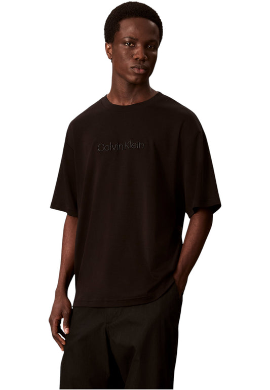 T-Shirt Manica Corta Uomo Calvin klein  Rel Fashion Logo LV04LC206G