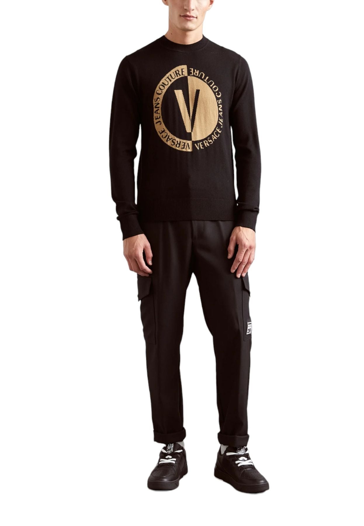 Maglione A Girocollo Uomo Versace Jeans Couture   75GAFM02CM16H