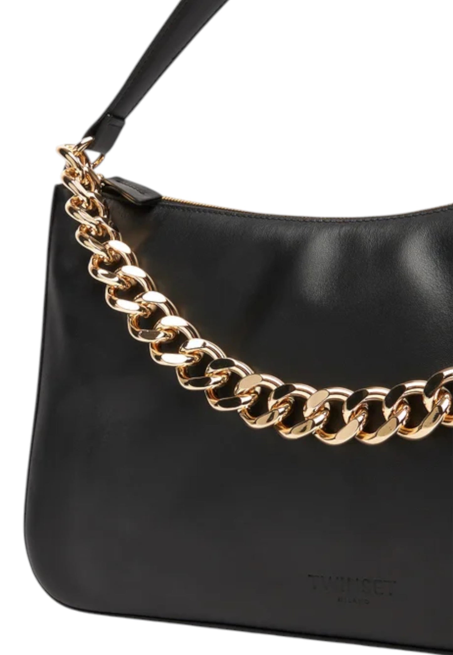 Borsa A Spalla Donna Twinset Liliane Grande In Pelle Con Catena 999TB7010