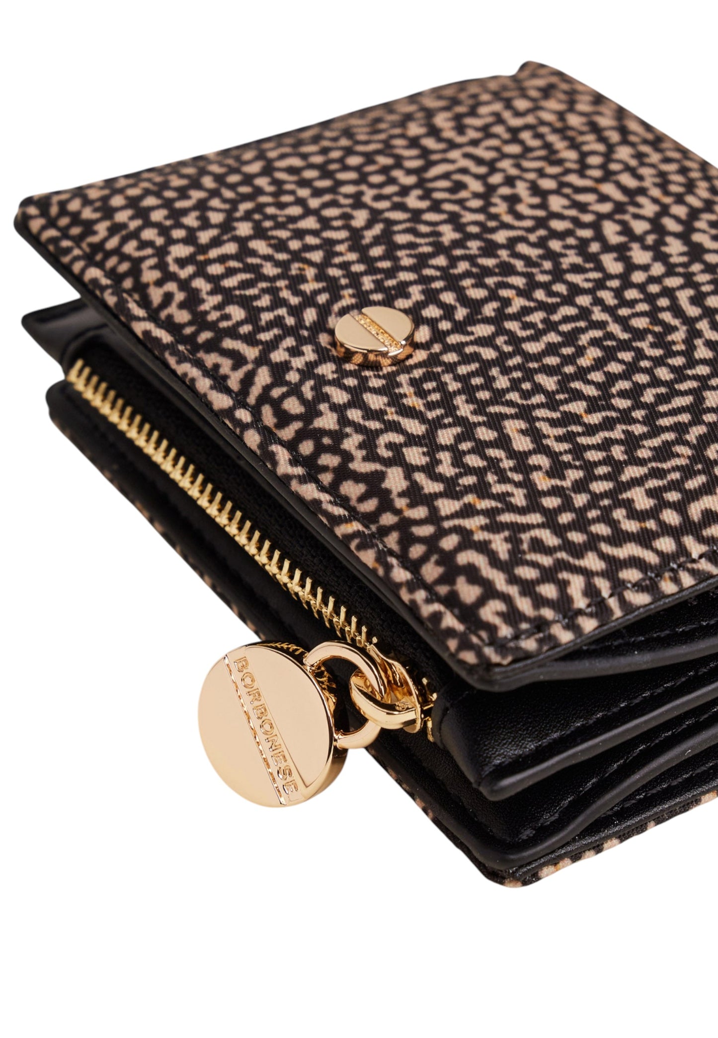 Portafoglio Con Patta Donna Borbonese Mini Con Tasca Porta Monete Classica 930163I15