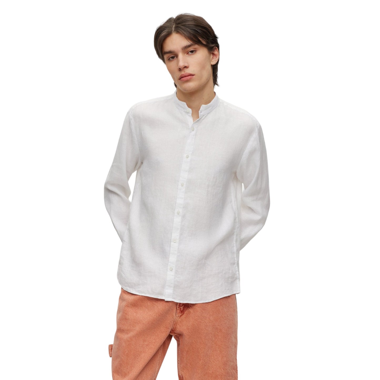 Camicia Manica lunga Uomo Hugo Coreana Elvory 50490740