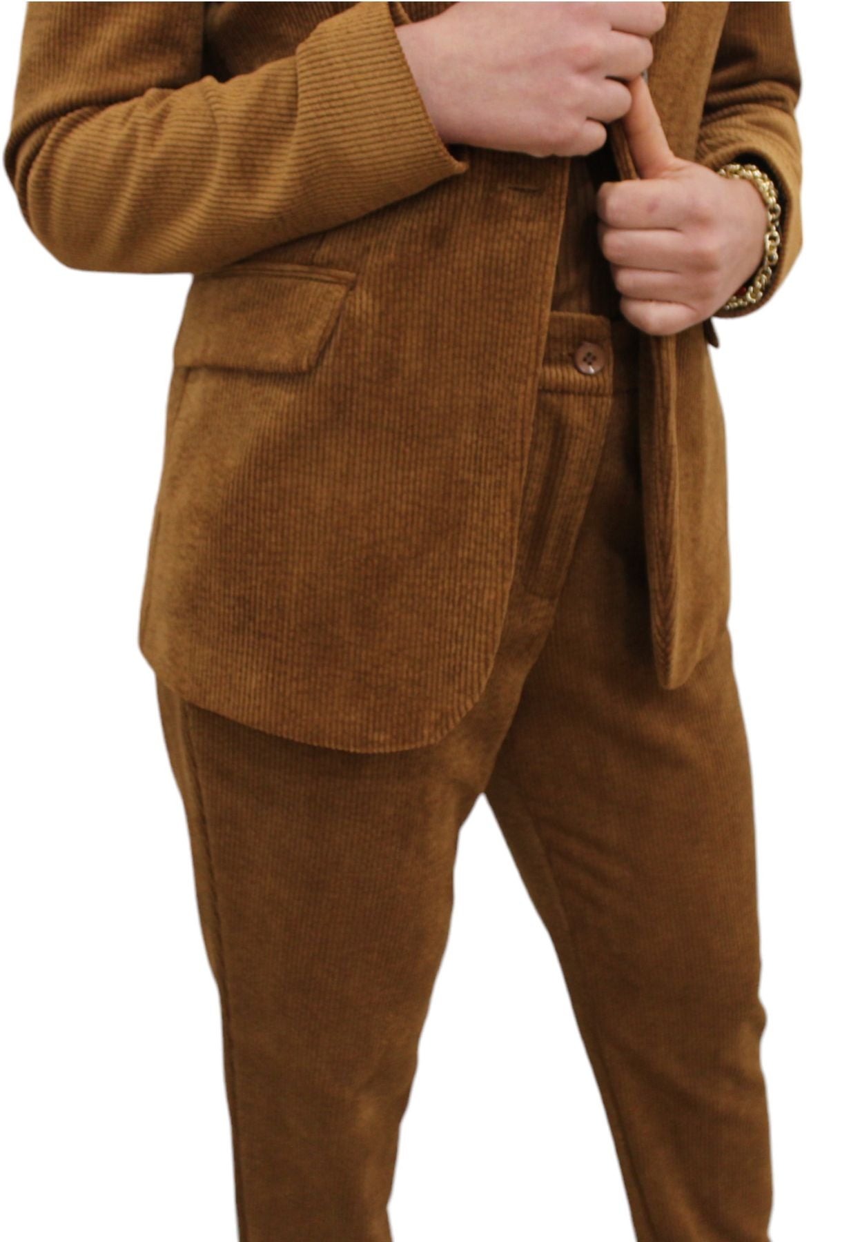 Abito Completo Donna White Wise Tailleur Giacca-Pantalone WWIL944