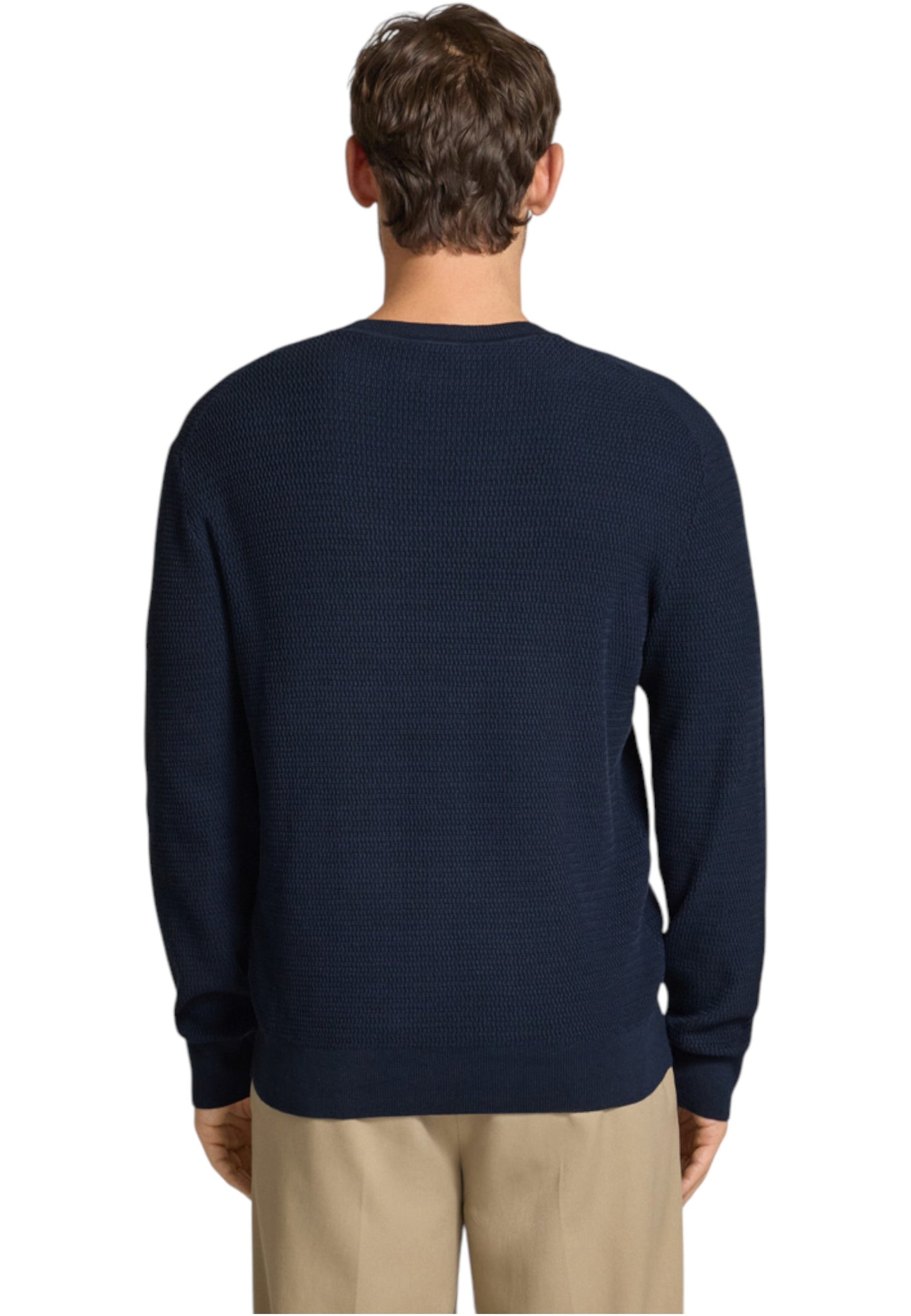 Maglione A Girocollo Uomo Calvin klein  Texture Cotton LV04LB327G